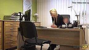 Poor Karol wants a new car, so she visits the loan agent.