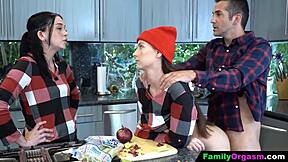 Familyorgasm - Step Dad Drops Crumbs To Attract His Sweetheart Stepdaughter