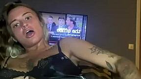 horny goth teen 18+ fucks her ass solo until she cums