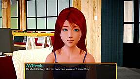 Exciting Game Night with My New Redhead Teen Family Member