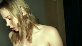 Horny couple fucks in the room.