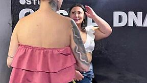 went to tattoo studio for anitta's tattoo and got inked