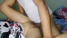 I visit my stepdaughter and fuck her without condom