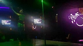 Exciting latina teen 18 years old dances table dance on the desk in mexican amateur video!