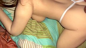 Fucking Petite Girl's Narrow Ass, Cum Inside Anal Pov