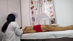 Nurse dives into patient's juicy pussy during hospital foreplay 😏