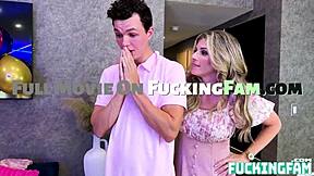 Milf and Teen Celebrate Birthday with Intimate Sex Session