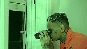 friend fucks girlfriend with window open in front building, neighbors watch