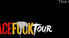 Petite blonde 18yo cock whore ends up covered in milky cum after blowjob