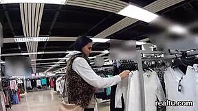 adorable czech nympho seduced in mall and pounded in pov