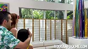 feeling the thrill of freeuse spring break with stepdaddy, my ass and tits exposed