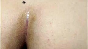 I play with my toy for the first time in anal.