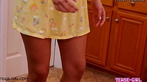 Hey, check out this cute brunette taking a sexy bath.