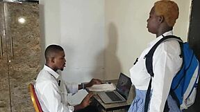 Busty college teen fucked by corrupt maths teacher 😈