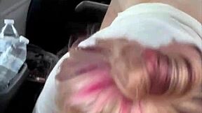 real hooker sucks and fucks bareback, swallows all the cum?