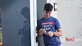 milf boss makes me fuck her man to save her relationship in group 3some.