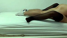 Making love with my college roommate in lingerie.