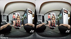 i had threesome with two horny teens vr
