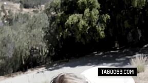 blonde teen slut keeps virginity by taking anal only