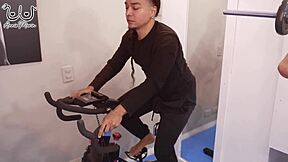 Gym fantasy with three guys