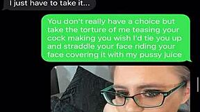 sexting to emasculate my sissy bitch with humiliation
