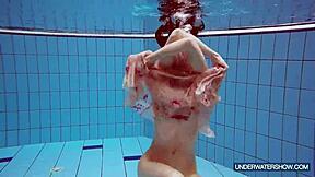 Martina continues her hot croatian beach show