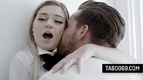 blonde teen slut keeps virginity by taking anal only