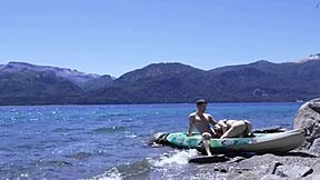 horny teen 18+ couple, getting caught having sex on public beach?