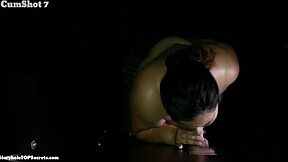 holy fuck, that's a big cock she swallows