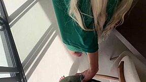 Beautiful sweet asian girl explores new experiences