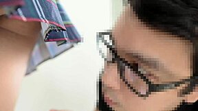 Asian Couple's Emotional First Dildo Experience With Passionate Pussy Play