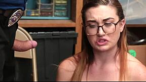 the teen's infraction handled by mall officer at myshopsex