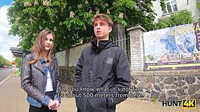 Hunt4k Girl Becomes Slut Because Needs Money For Bus Tickets