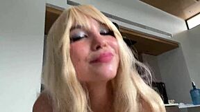 Beautiful sweet asian girl explores new experiences