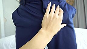 Secretary Jerks Off And Sucks Boss's Huge Cock In Hotel Female Pov Cum Play 😏