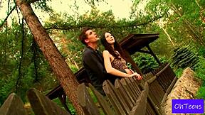 kattie and kristof in dorm first time with tits