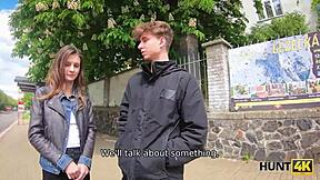 Hunt4k Girl Becomes Slut Because Needs Money For Bus Tickets