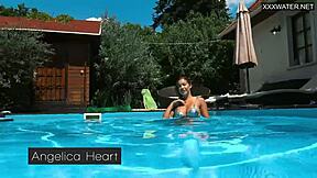 beautiful big breasted beauty angelica heart