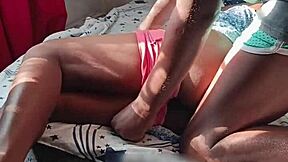 Wife seduces with twerking ass for morning fucking and creampie