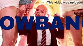 is 18 year old redhead victoria getting teased and edged by her slutty classmate in panties?