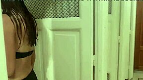 couple enjoys intimate moment in budapest public pool