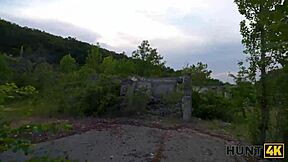 Hunt4k: Sexy Russian teen cheats on boyfriend with stranger in public