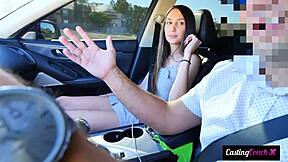 rookie model lets agent apply makeup