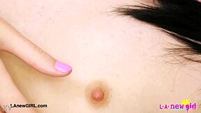 Sweet Brunette Babe Shows Her Sexy Body