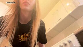 Beautiful Friend Feels Fetish Pleasure Touching Cock With Big Ass