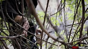 Creepy Voyeur Spies On Young Interracial Couple Having Raw Sex!