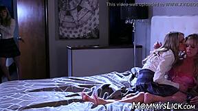 i get fucked by two young babes in lesbian threesome