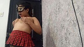 Exotic Dancer Warming Up With Her Open Pussy?