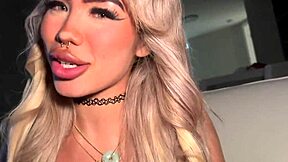 Sister's best friend luna luxe blows bubbles in household fantasy 😘