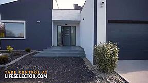 Three hotties engage in threeway anal fuck